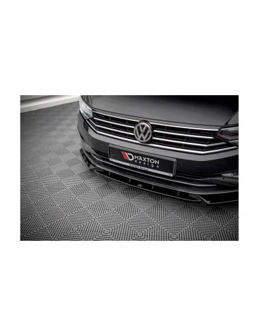 Splitter avant Volkswagen Passat B8 phase 2 v.2 noir brillant