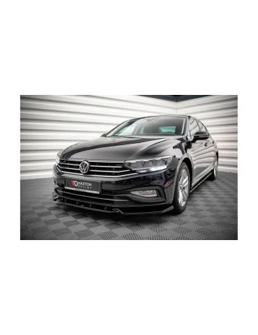Splitter avant Volkswagen Passat B8 phase 2 v.2 noir brillant