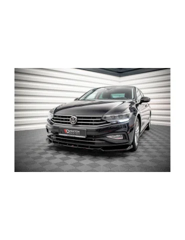 Splitter avant Volkswagen Passat B8 phase 2 v.1 noir brillant