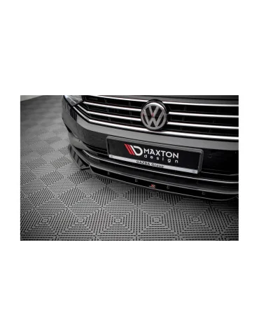 Splitter avant Volkswagen Passat B8 phase 2 v.1 noir brillant