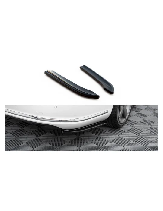 Splitters latéraux arrière Passat B7 R-Line Variant noir brillant Maxton Design