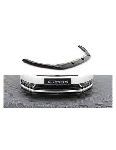 Splitter avant Volkswagen Passat B7 R-Line v.1 noir brillant