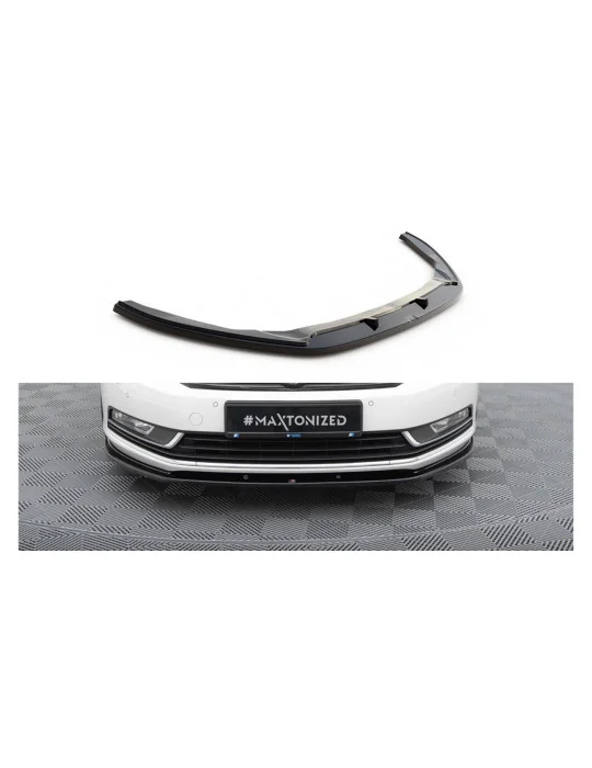 Splitter avant Volkswagen Passat B7 R-Line v.1 noir brillant Maxton Design