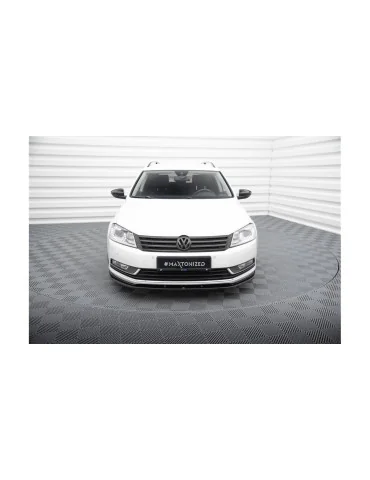 Splitter avant Volkswagen Passat B7 R-Line v.1 noir brillant