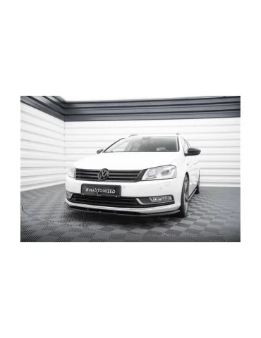 Splitter avant Volkswagen Passat B7 R-Line v.1 noir brillant