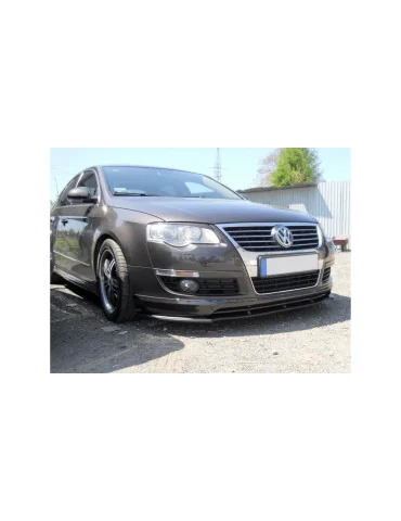 Splitter avant Volkswagen Passat B6 pare-chocs Votex noir brillant