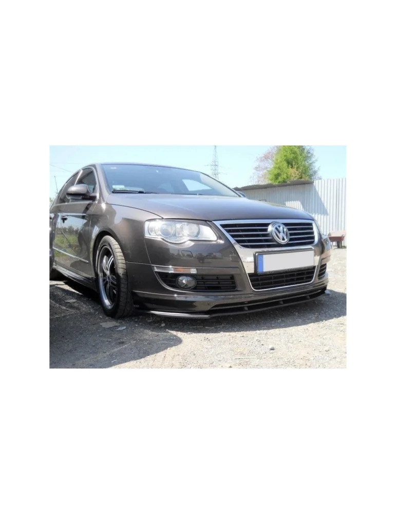 Splitter avant Volkswagen Passat B6 pare-chocs Votex noir brillant