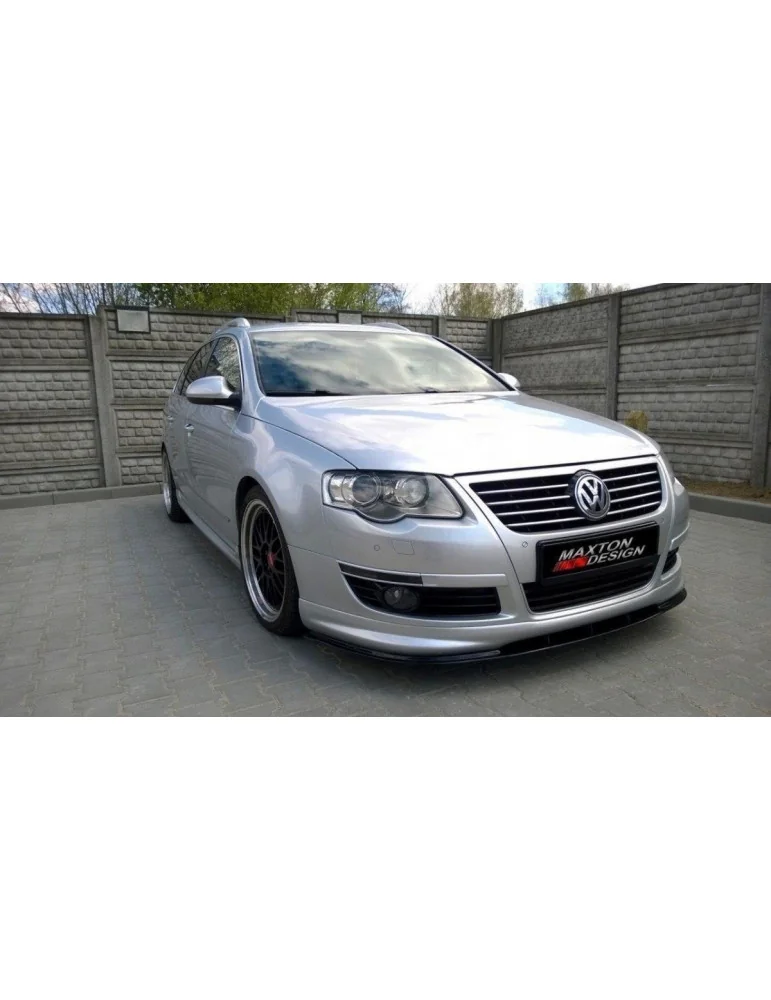 Splitter avant Volkswagen Passat B6 R-Line 2005-2010 noir brillant