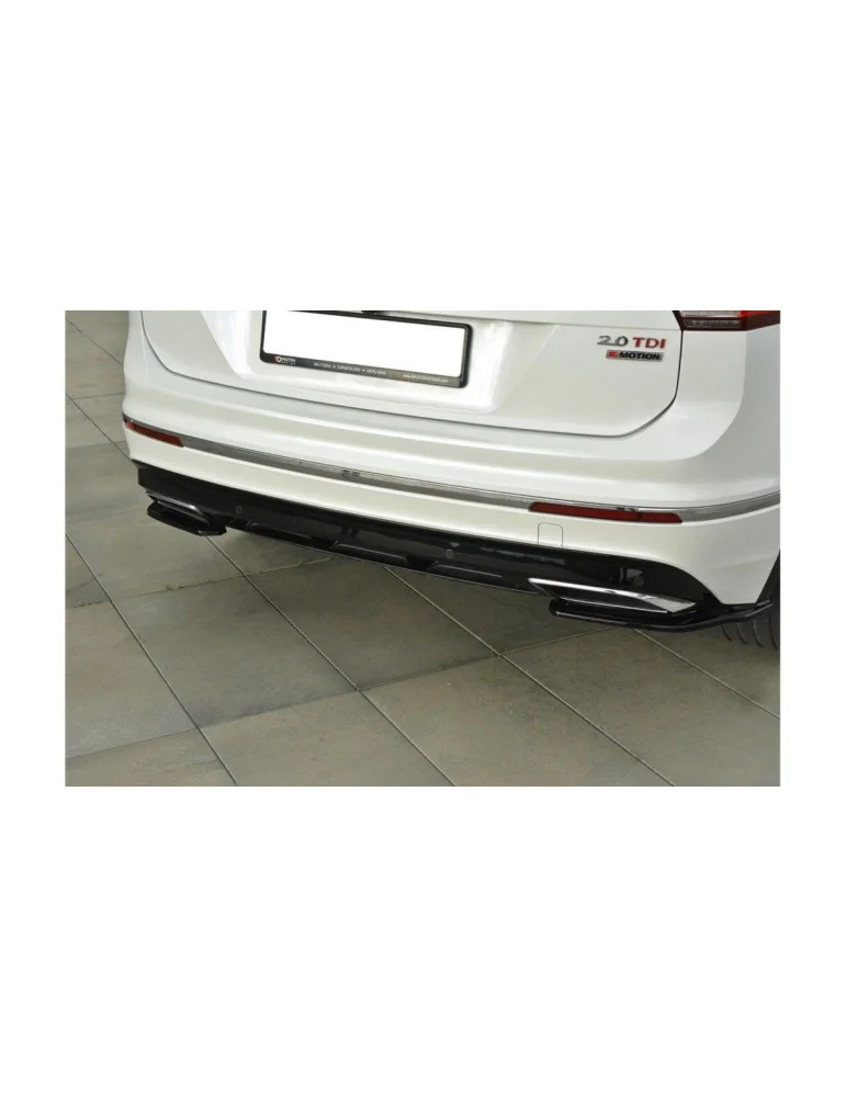 Splitters arrière latéraux VW Tiguan II R-Line 2015-2020 noir brillant