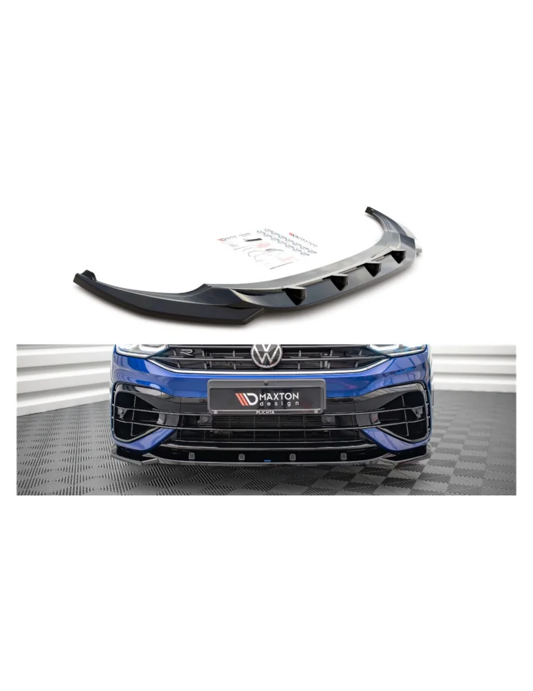 Lame avant VW Tiguan II restylé R / R-Line v.3 noir brillant