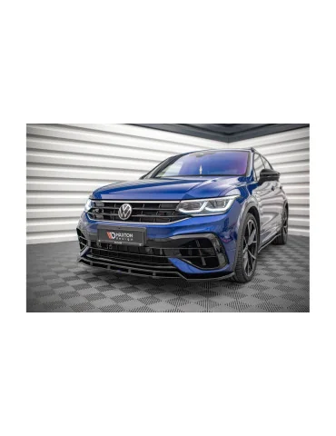 Lame avant VW Tiguan II restylé R / R-Line v.1 noir brillant