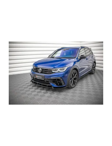 Lame avant Volkswagen Tiguan R II restylé v.2 noir brillant