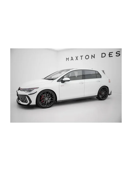 Kit de splitters VW Golf 8 GTI restylée version 3 noir Maxton Design
