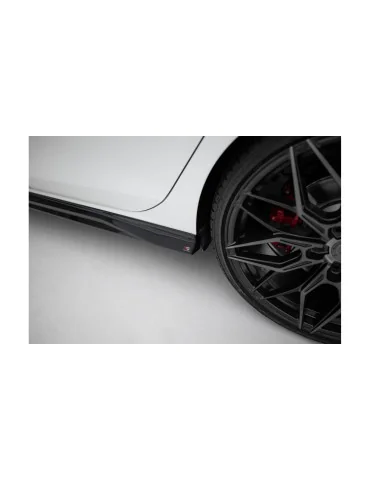 Kit de splitters VW Golf 8 GTI restylée v.3 noir, depuis 2024