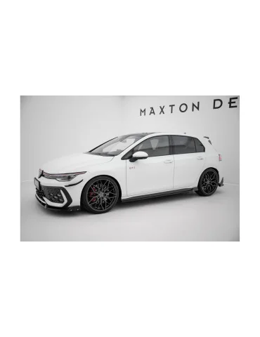 Kit de splitters VW Golf 8 GTI restylée v.2 noir, depuis 2024