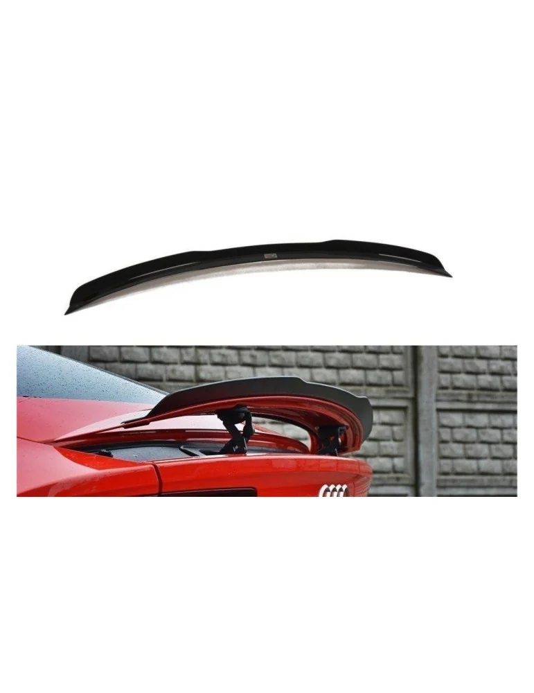 Extension de becquet Audi A7 C7 restylée S-Line noir brillant