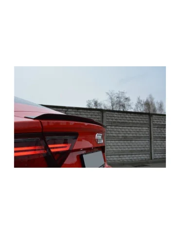 Extension de becquet Audi A7 C7 restylée S-Line noir brillant