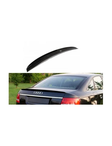 Extension de becquet Audi A6 C6 S-Line berline noir brillant
