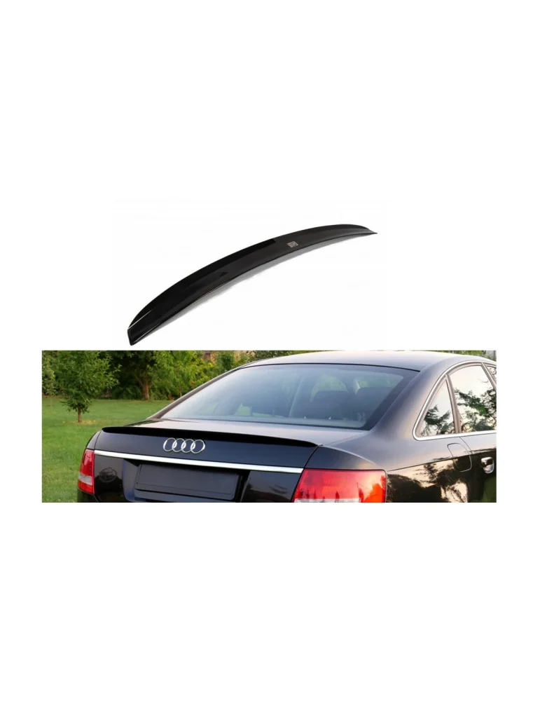 Extension de becquet Audi A6 C6 S-Line berline noir brillant