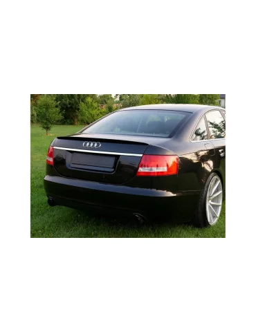 Extension de becquet Audi A6 C6 S-Line berline noir brillant