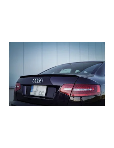Extension de becquet Audi A6 C6 restylée S-Line berline noir brillant