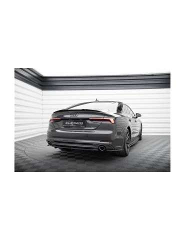 Extension de becquet Audi A5 F5 Sportback S-Line v.1 noir brillant