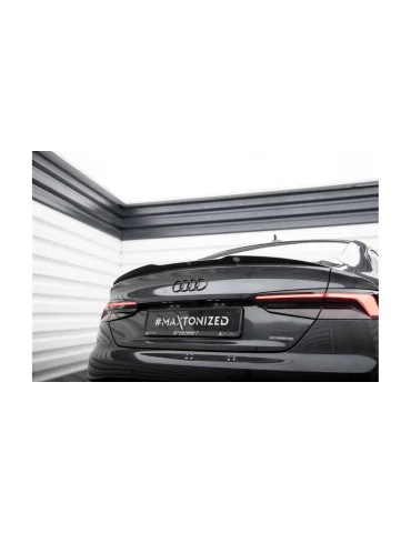 Extension de becquet Audi A5 F5 Sportback S-Line v.1 noir brillant