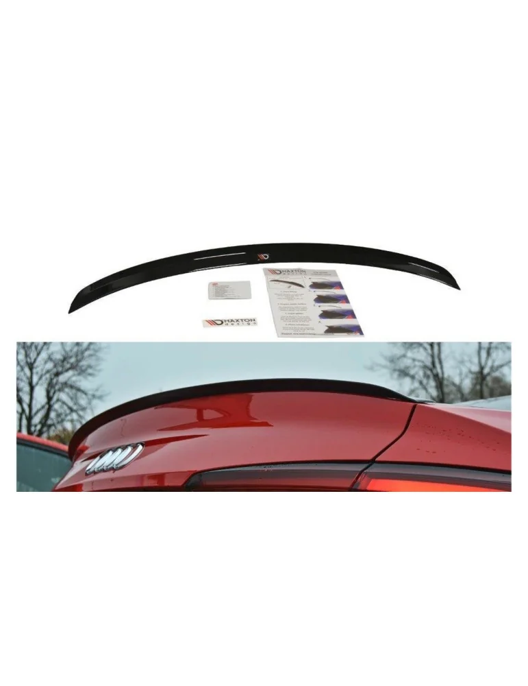 Extension de becquet Audi A5 Coupé F5 S-Line noir brillant