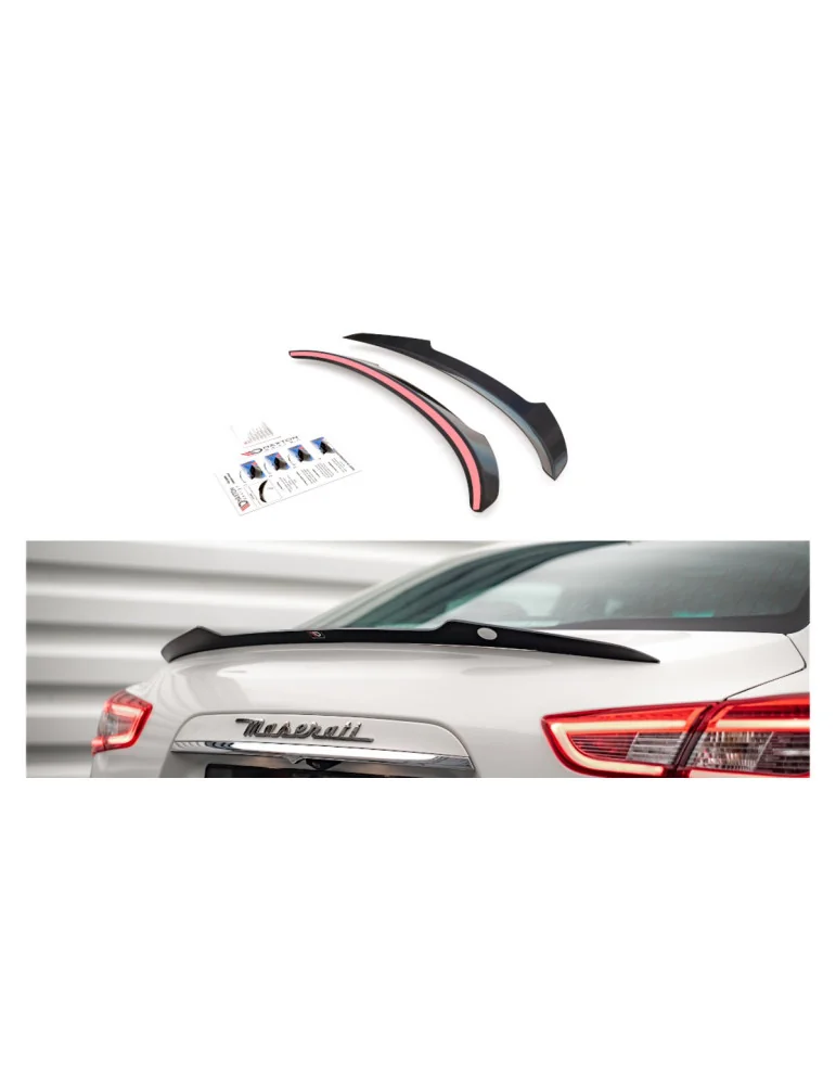 Extension de becquet Maserati Ghibli III 2013-2020 noir brillant