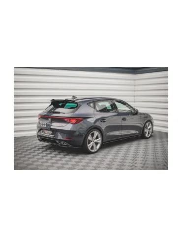 Extension de becquet Leon FR IV / Cupra Leon 5 portes noir brillant