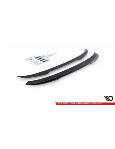 Extension de becquet Leon FR IV / Cupra Leon 5 portes noir brillant