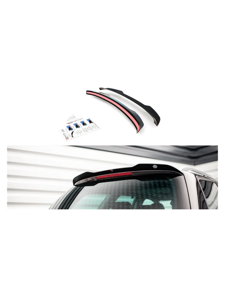 Extension de becquet Seat Exeo ST 2008-2013 noir brillant
