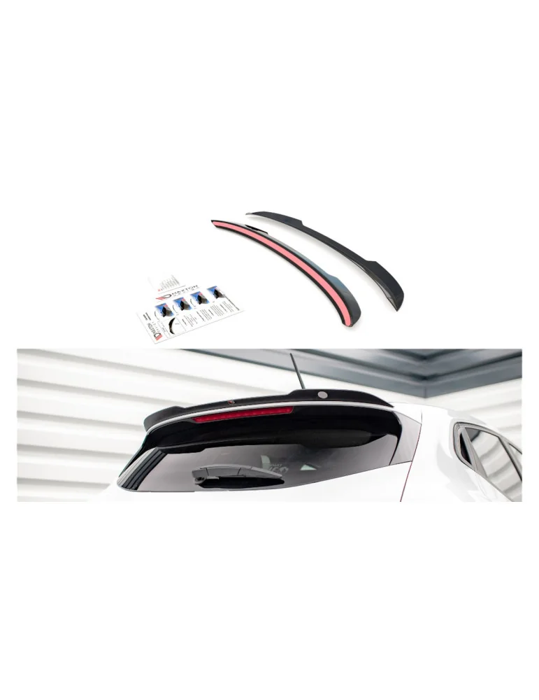 Extension de becquet Renault Clio V 2019-2023 noir brillant