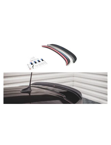 Extension de becquet Fiat 500 Abarth restylée 2016+ noir brillant