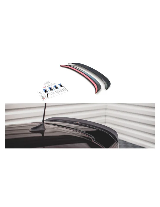 Extension de becquet Fiat 500 Abarth restylée noir brillant Maxton Design
