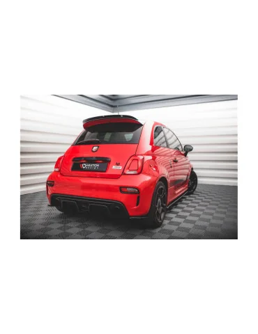 Extension de becquet Fiat 500 Abarth restylée 2016+ noir brillant