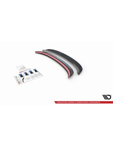 Extension de becquet Fiat 500 Abarth restylée 2016+ noir brillant
