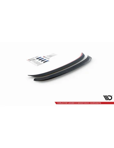 Extension de becquet Fiat 500 Abarth restylée 2016+ noir brillant
