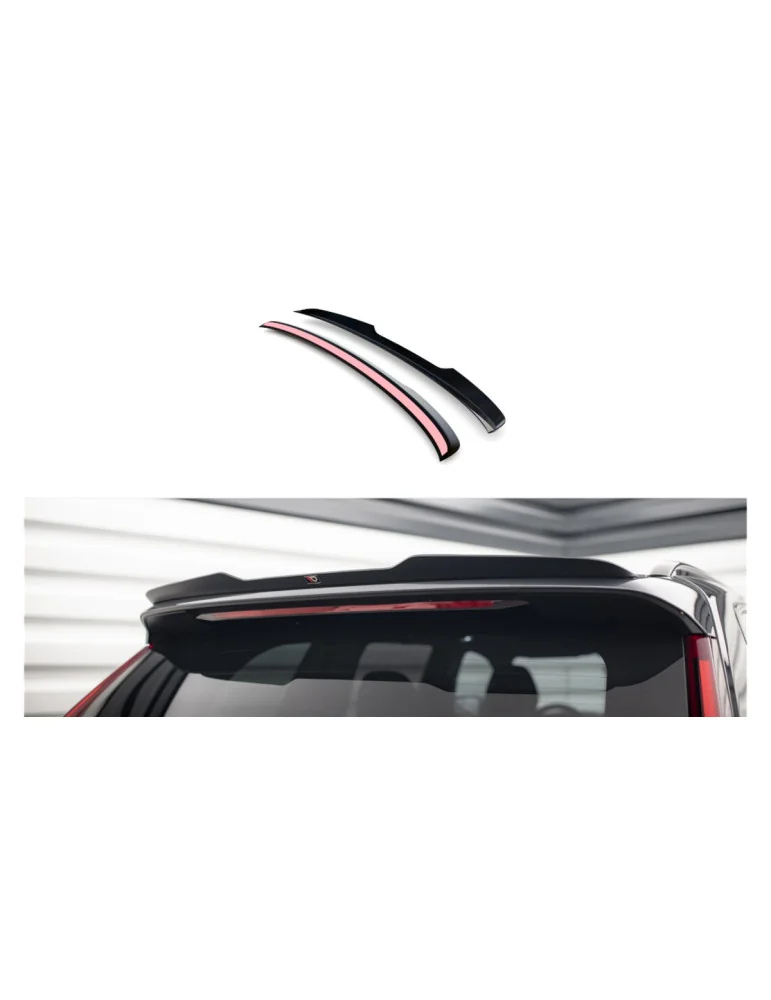Extension de becquet Volvo XC90 II R-Design restylé noir brillant