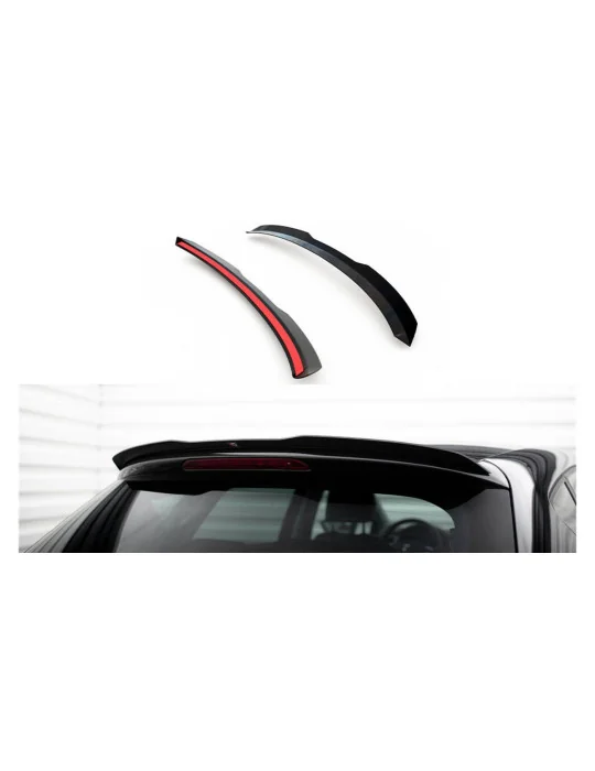 Extension de becquet Seat Leon III FR 5 portes noir brillant Maxton Design