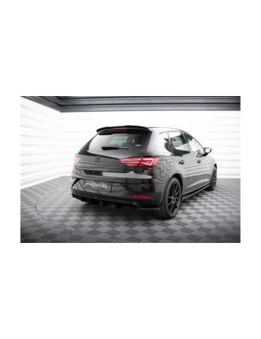 Extension de becquet Seat Leon III FR 5 portes 2012-2020 noir brillant
