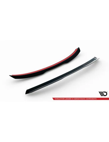 Extension de becquet Seat Leon III FR 5 portes 2012-2020 noir brillant