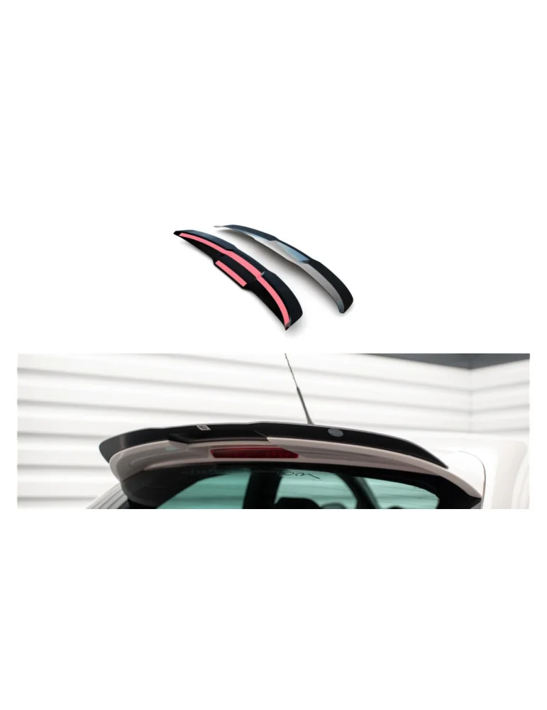 Extension de becquet Seat Ibiza IV SportCoupé 2008-2012 noir brillant