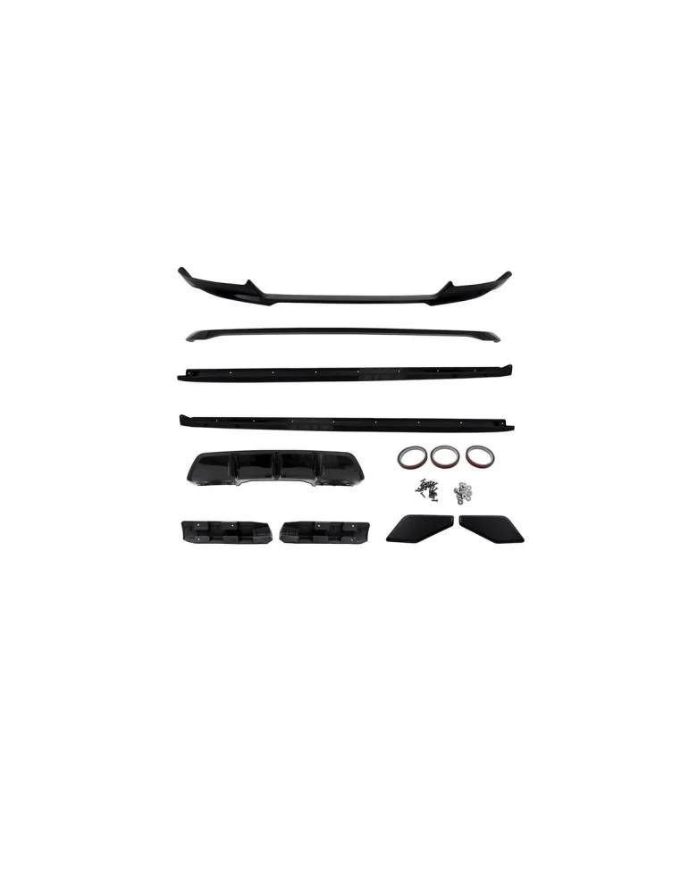 Kit carrosserie sport BMW X6 F16 2014-2019 noir brillant