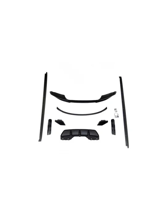 Kit carrosserie sport BMW X6 F16 noir mat MTuning