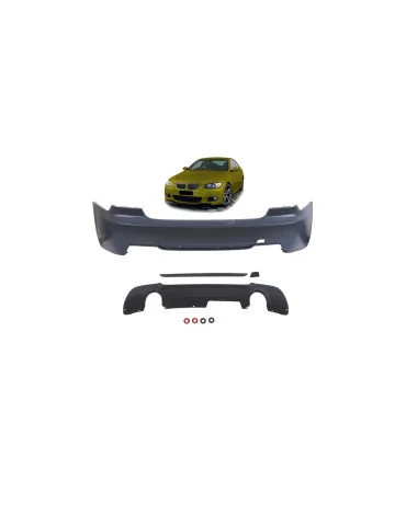 Pare-chocs arrière sport BMW Série 3 E92 / E93 diffuseur, -O---O-