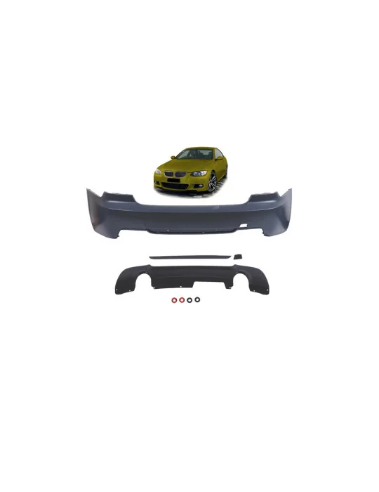 Pare-chocs arrière sport BMW Série 3 E92 E93 diffuseur MTuning