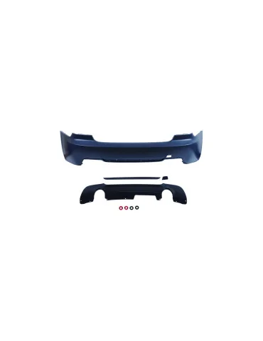 Pare-chocs arrière sport BMW Série 3 E92 / E93 diffuseur, -O---O-
