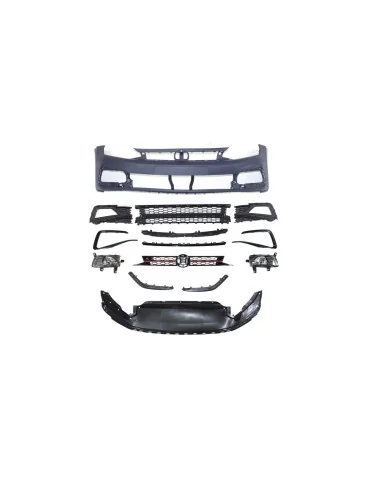 Jeu de grilles antibrouillard pare-chocs sport VW Polo VI AW