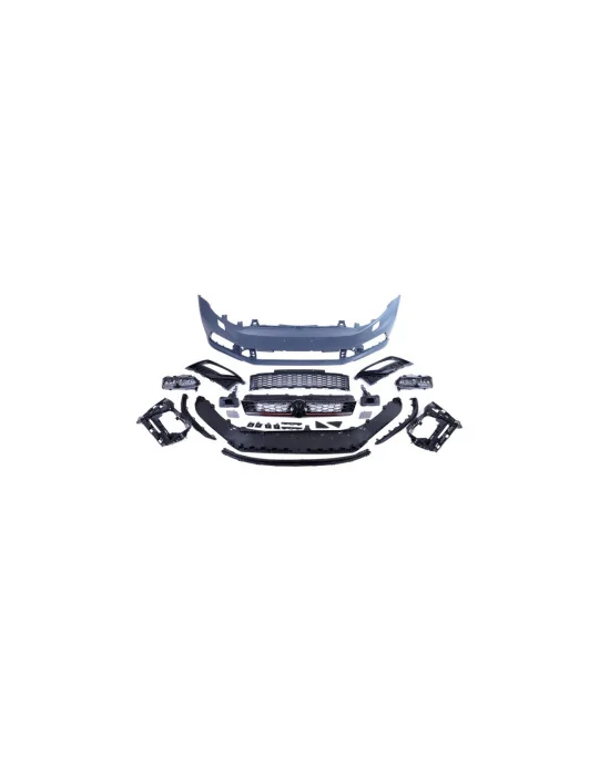 Grille antibrouillard avec lave-phares VW Polo V 6R MTuning